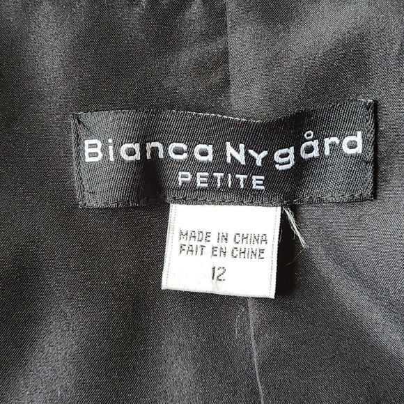 Bianca Nygard Petite Black Zebra Coat 12 - Picture 8 of 9